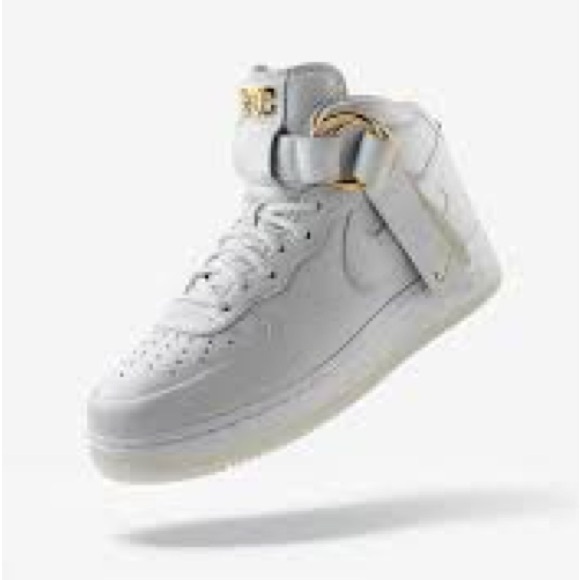 VICTOR CRUZ X AIR FORCE 1 MID \'WHITE GOLD♾️ main image 11